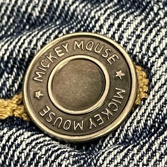Disney Kids Mickey Mouse Denim Hooded Jacket Embroidered True Original Size 4 - Picture 9 of 16